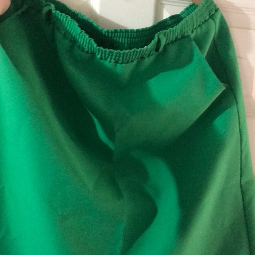Green skirt